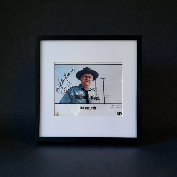 Clifton James - Live and Let Die - Photo - Signed