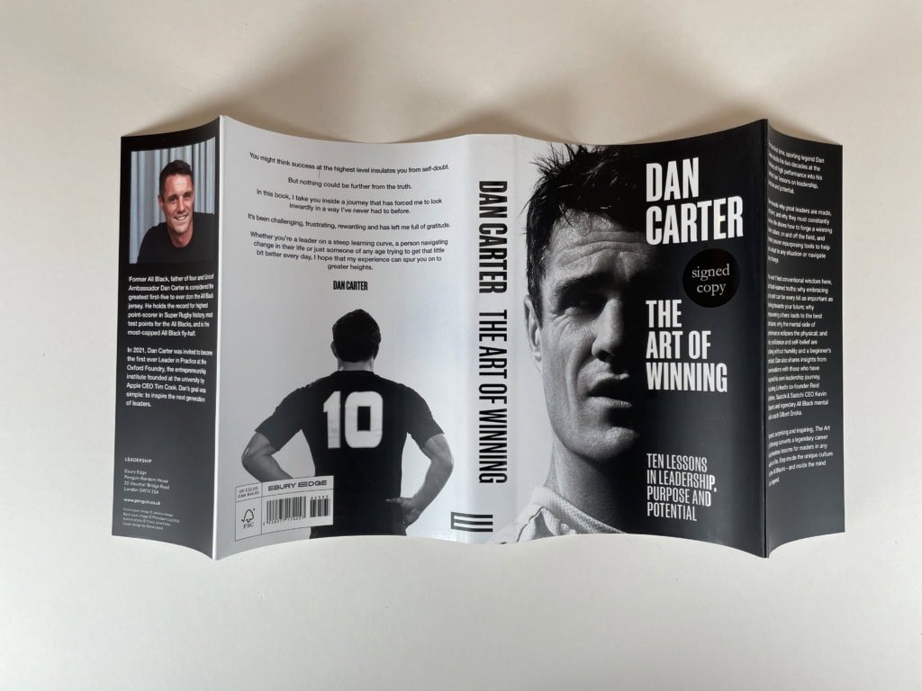 dan carter the art of winning signed first 5