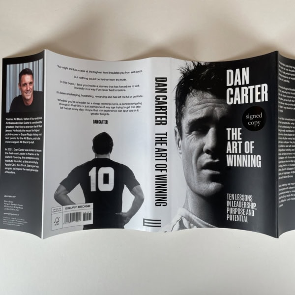 dan carter the art of winning signed first 5