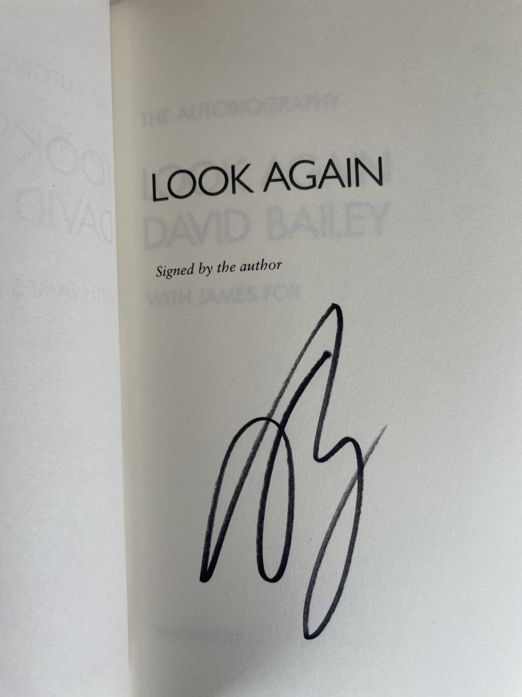 david bailey look again signed first edi2