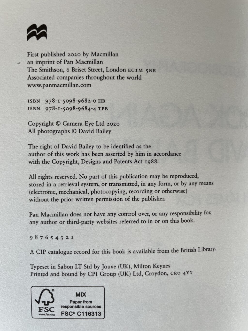 david bailey look again signed first edi3