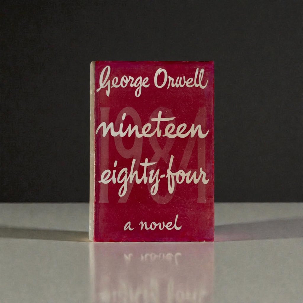 george orwell 1984 with wrapper 1st 1