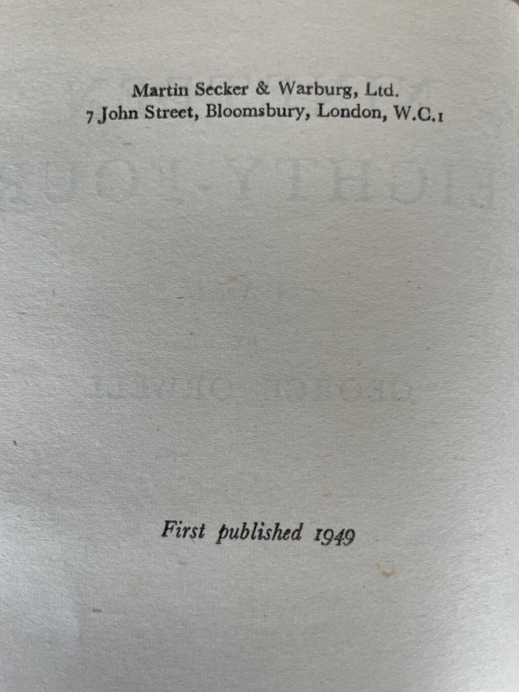 george orwell 1984 with wrapper 1st 2