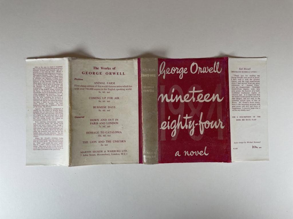 george orwell 1984 with wrapper 1st 4