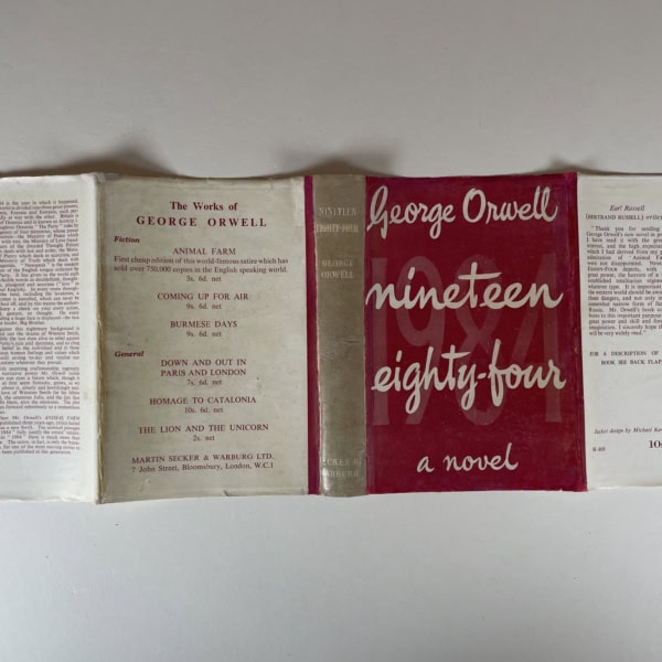 george orwell 1984 with wrapper 1st 4