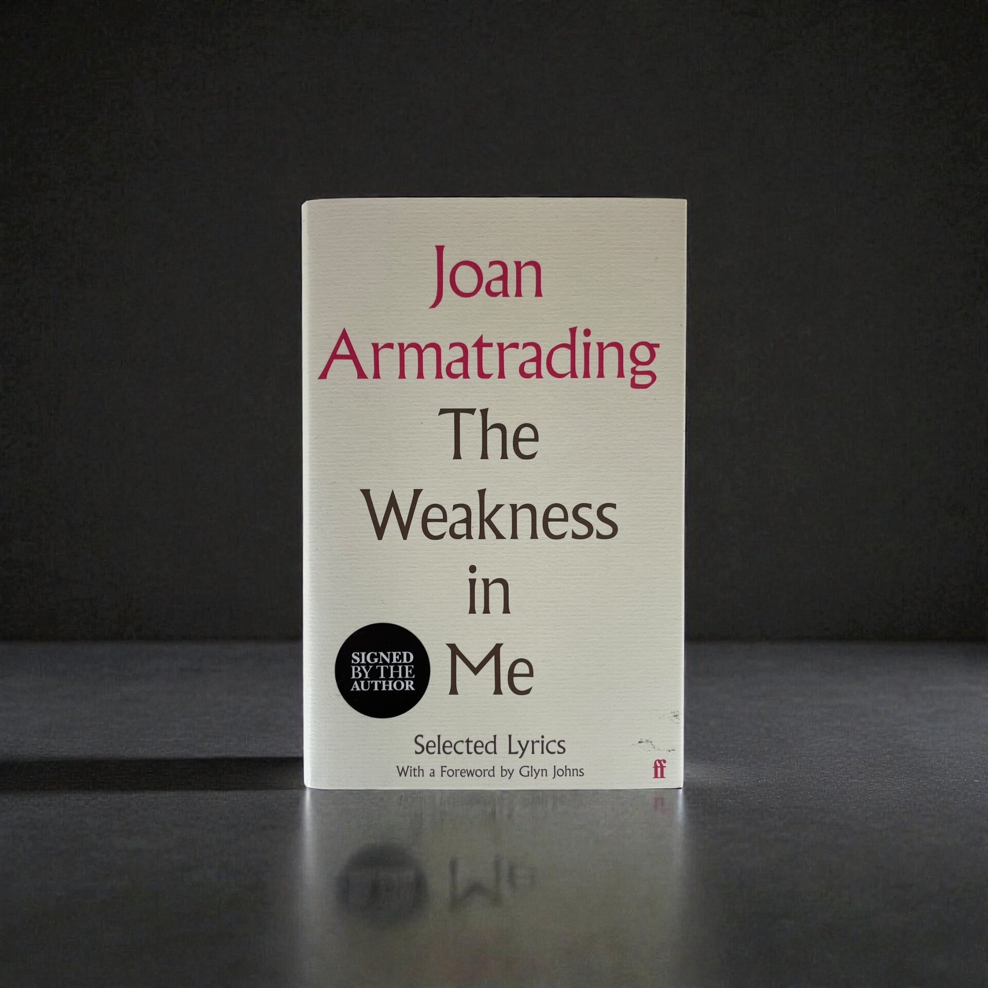 joan armatrading the weakness in me signed first 1