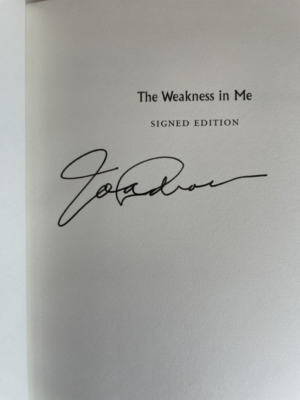 joan armatrading the weakness in me signed first 2