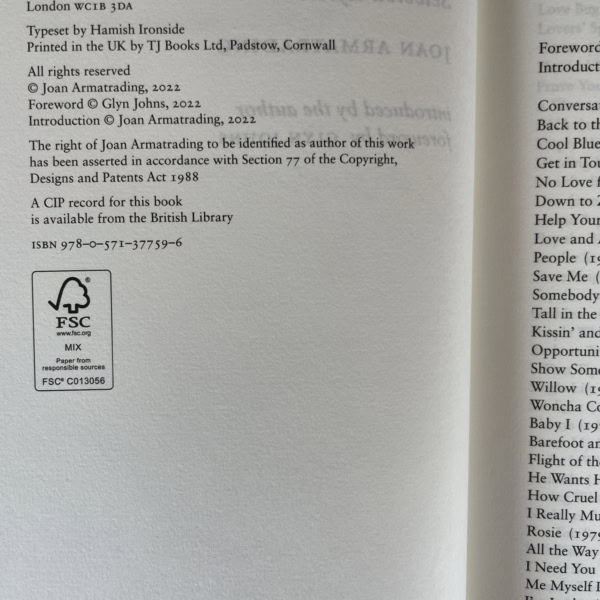 joan armatrading the weakness in me signed first 3
