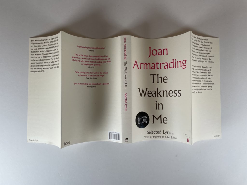 joan armatrading the weakness in me signed first 5