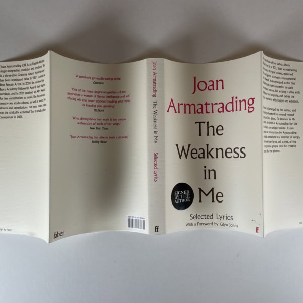 joan armatrading the weakness in me signed first 5