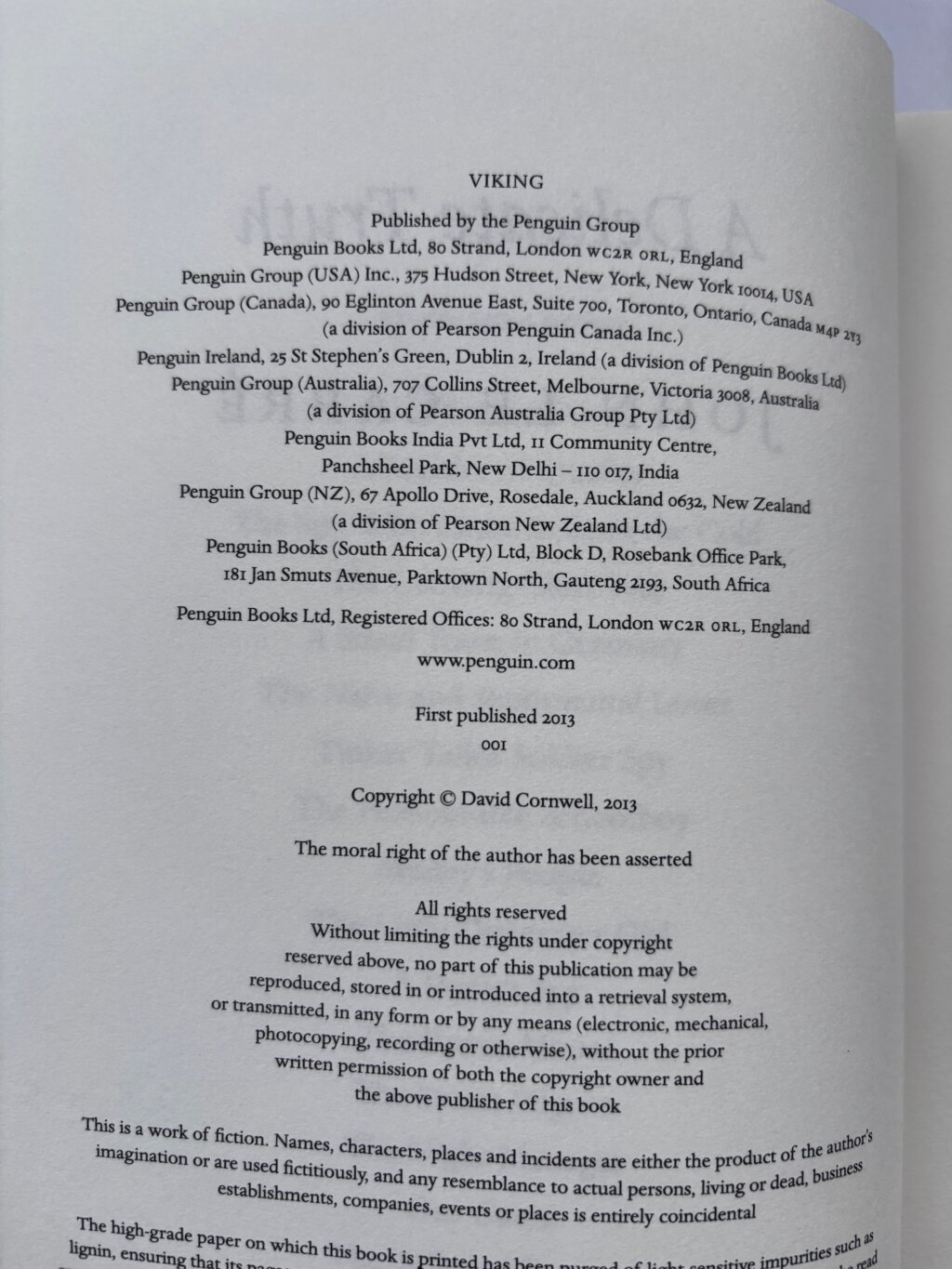 john le carre a delicate truth first ed2