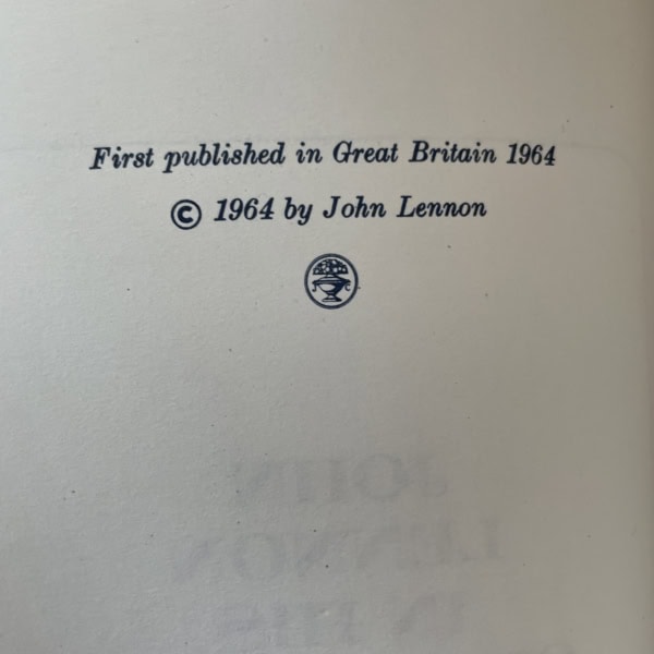 john lennon in his own write signed first3