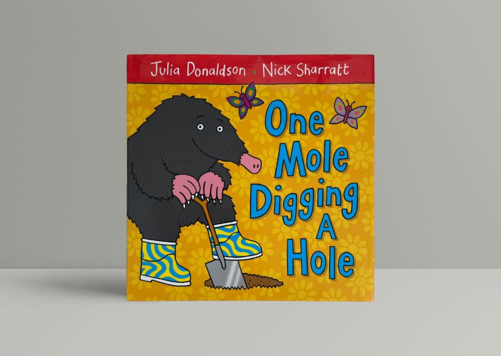 julia donaldson one mole digging a hole signed first 1