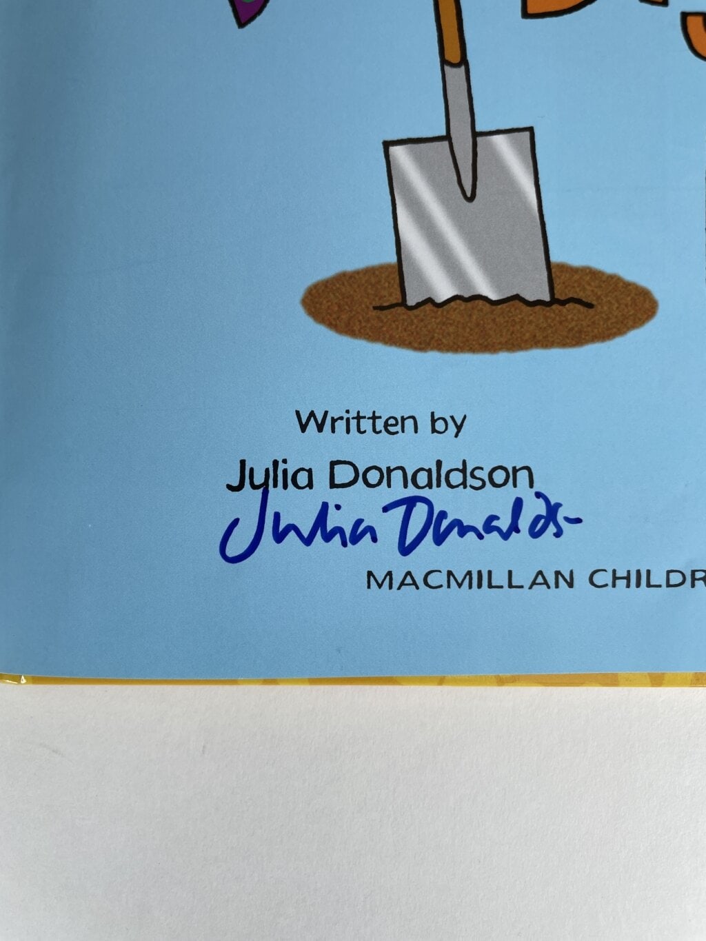 julia donaldson one mole digging a hole signed first 2