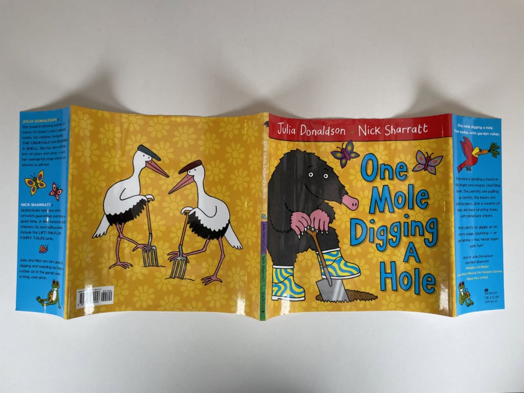 julia donaldson one mole digging a hole signed first 5