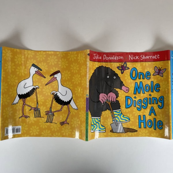 julia donaldson one mole digging a hole signed first 5