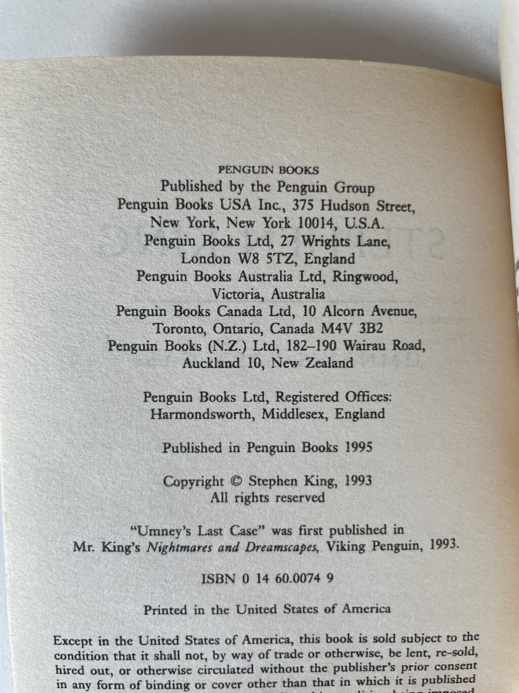 stephen king umneys last case first 2