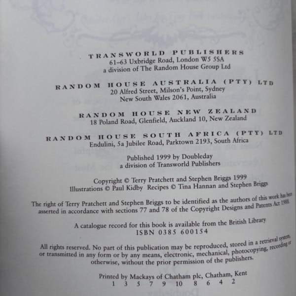 terry pratchett nanny oggs cookbook first 2