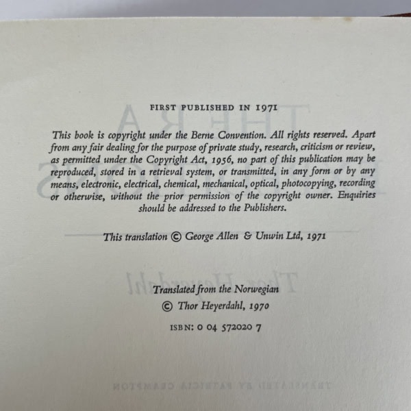 thor heyerdahl the ra expeditions signed first 3