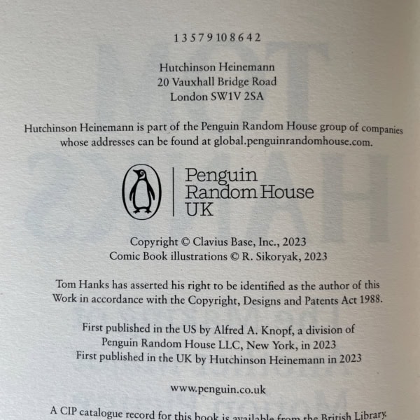 tom hanks signed first ed3