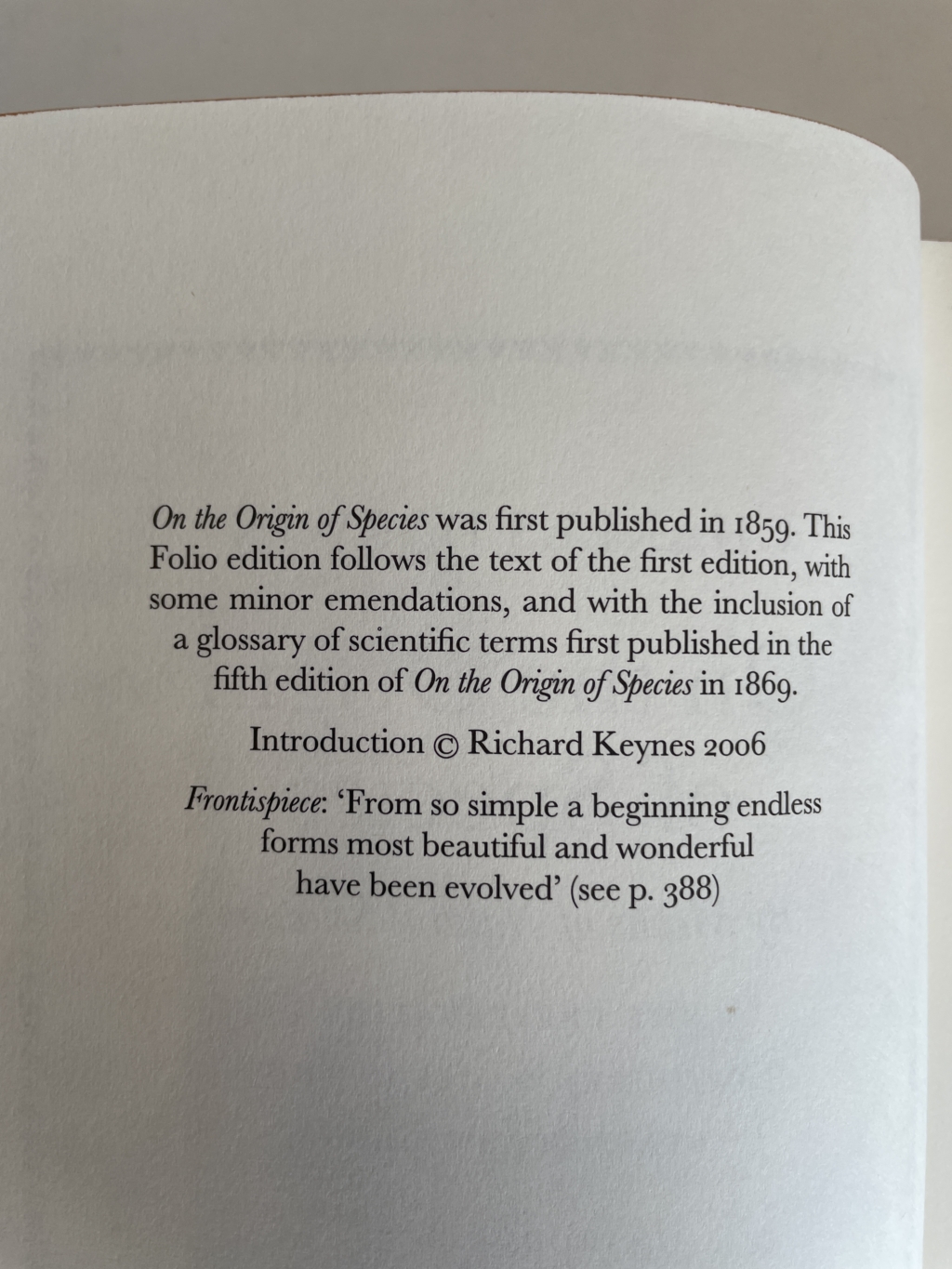 charles darwin the origin of the species folio2