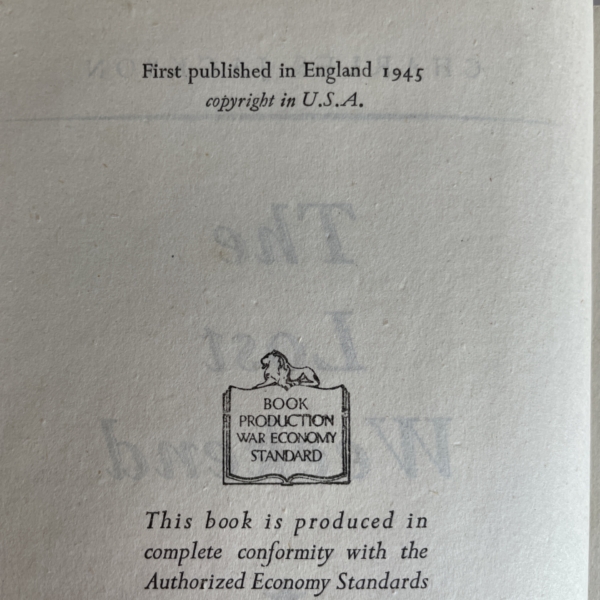 charles jackson the lost week end first edition2