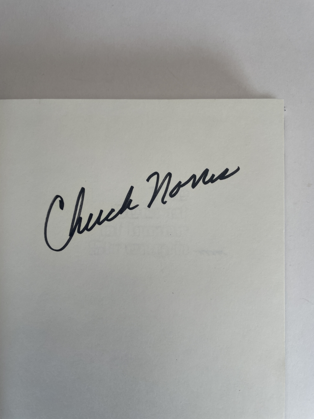 chuck norris signed first ed2