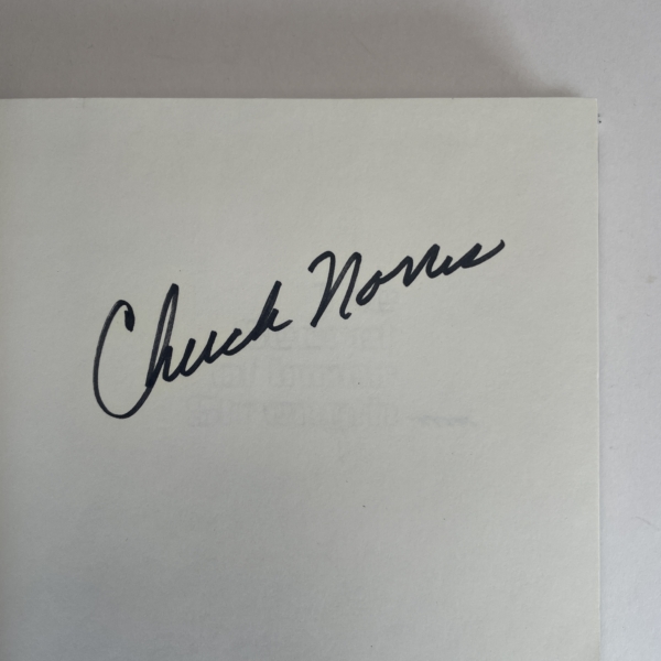 chuck norris signed first ed2