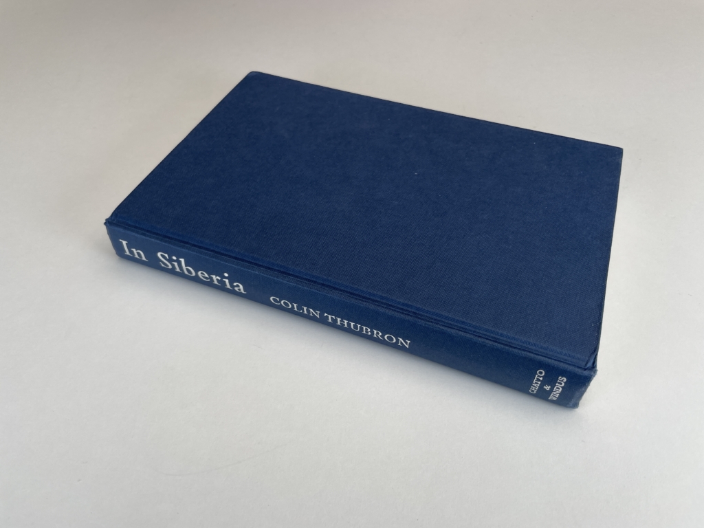colin thurbon in siberia signed first edition4