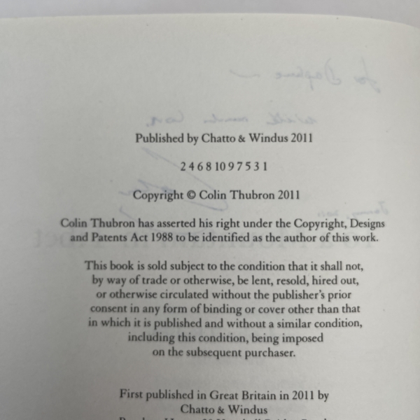 colin thurbon to a mountain in tibet signed first edition3