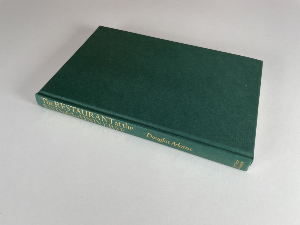 douglas adams the restautrant at the end of the universe first edition3