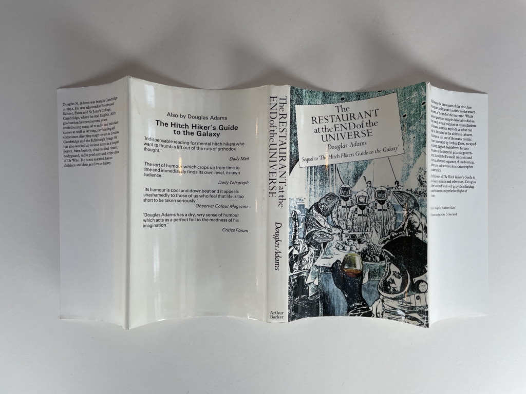 douglas adams the restautrant at the end of the universe first edition4