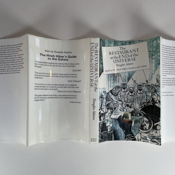 douglas adams the restautrant at the end of the universe first edition4