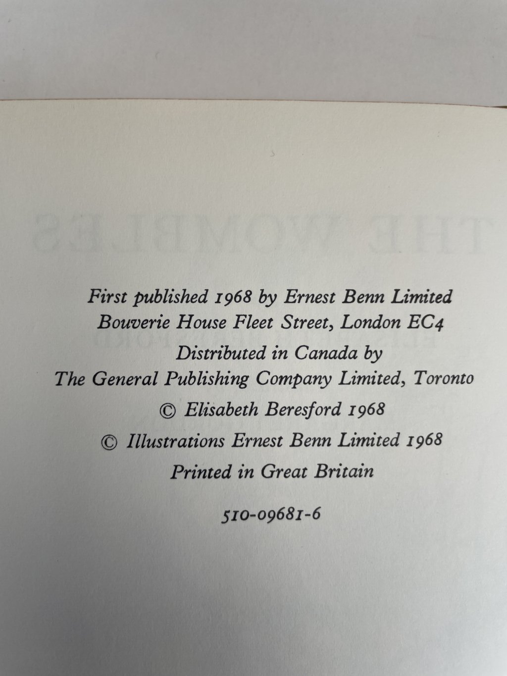 elisabeth beresford the wombles first edition2