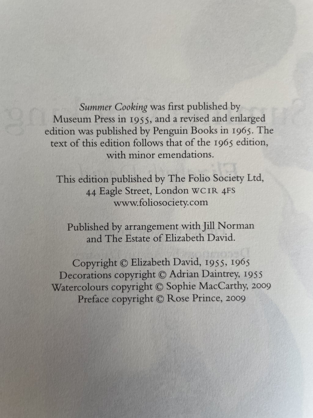 elizabeth david summer cooking folio2