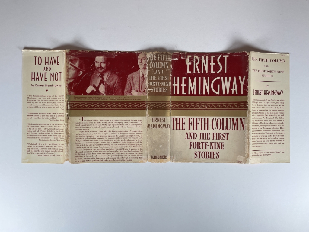 ernest hemingway the fifth column first edition4