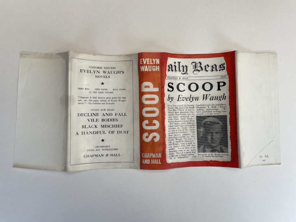 evelyn waugh scoop signed first 5