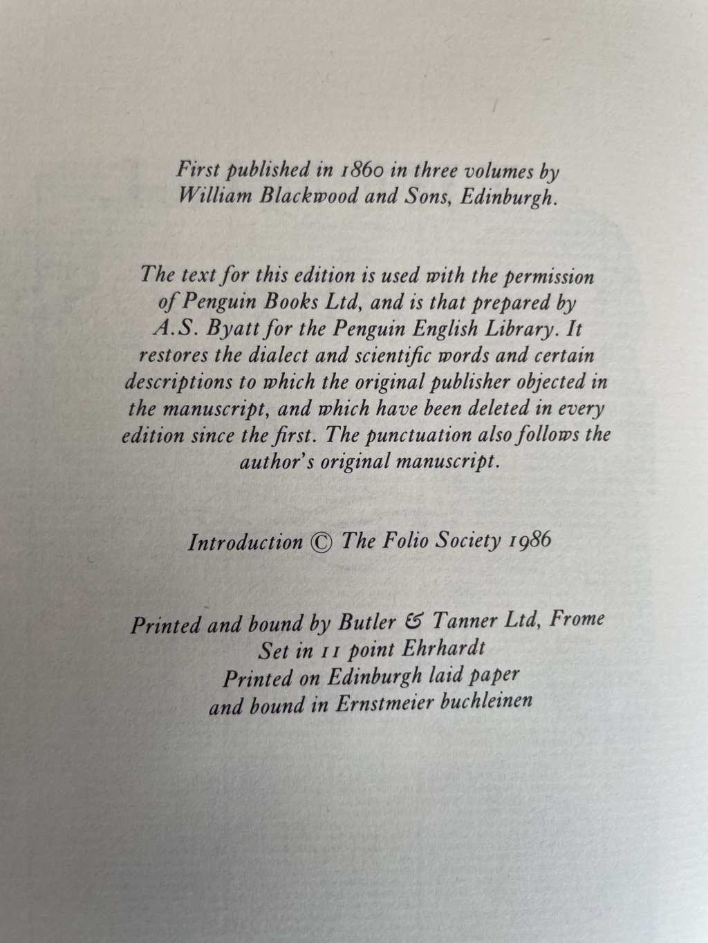 george eliot the mill on the floss folio2