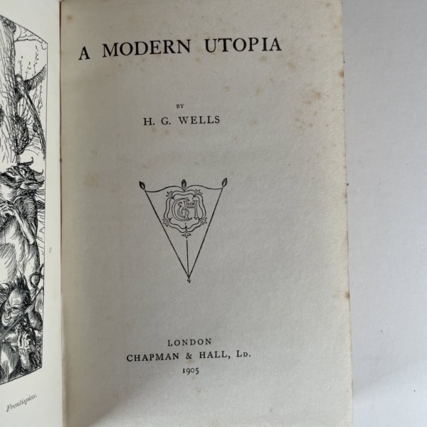 hg wells a modern utopia first 2