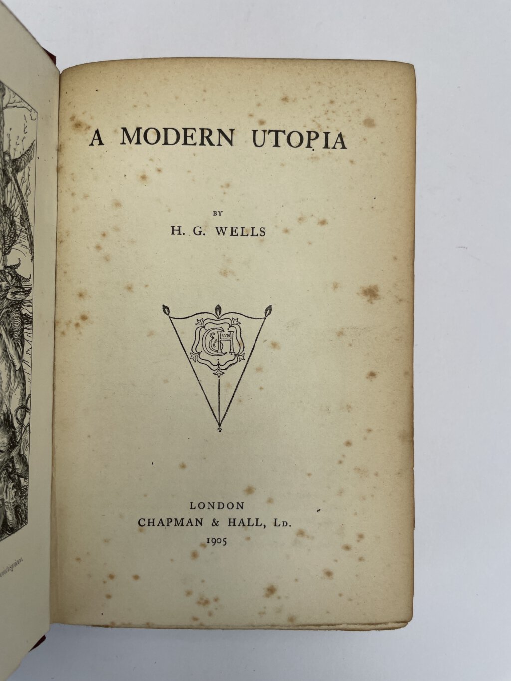 hg wells a modern utopia first edition2