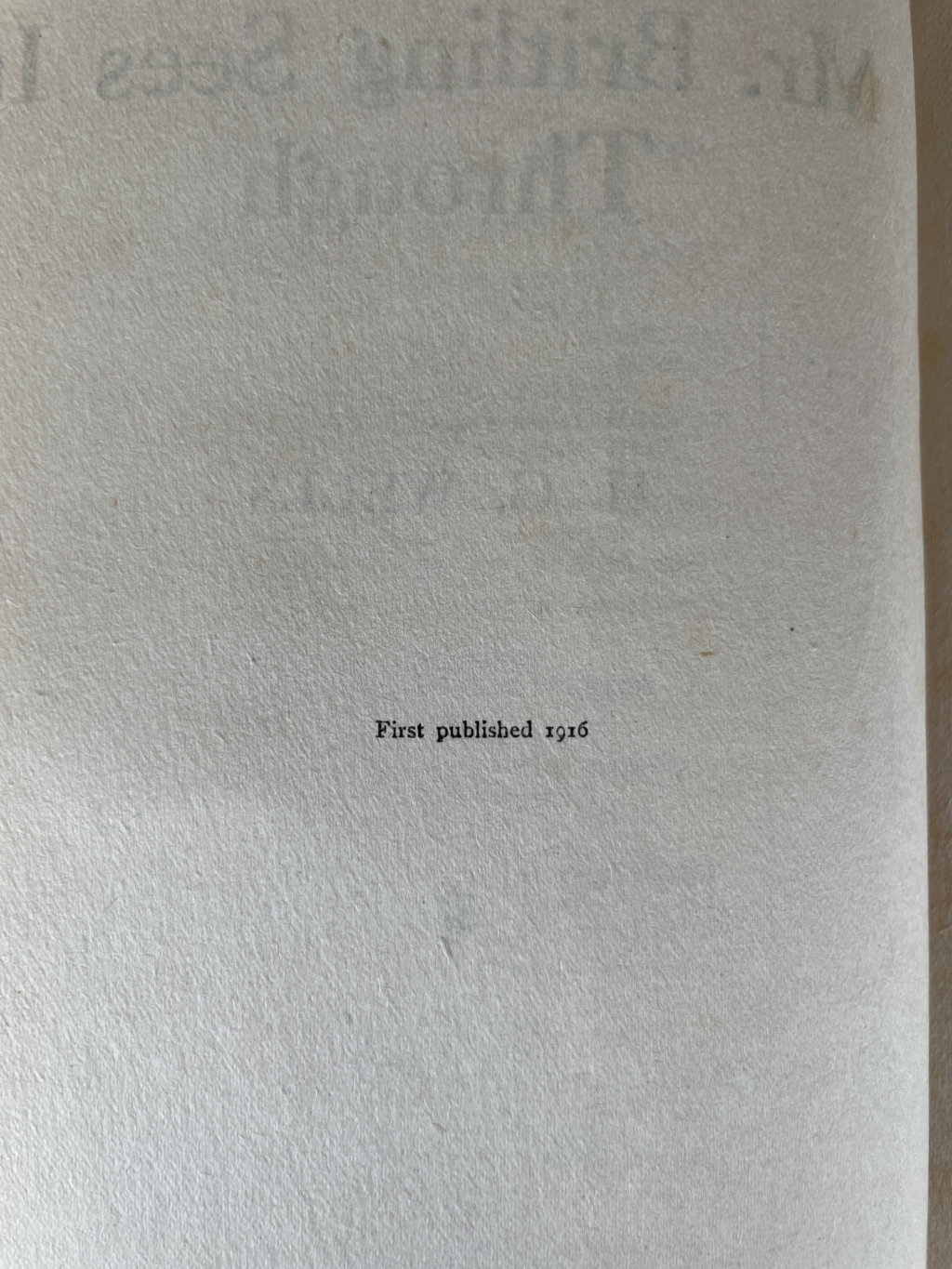 hg wells mr britling sees it through first 3