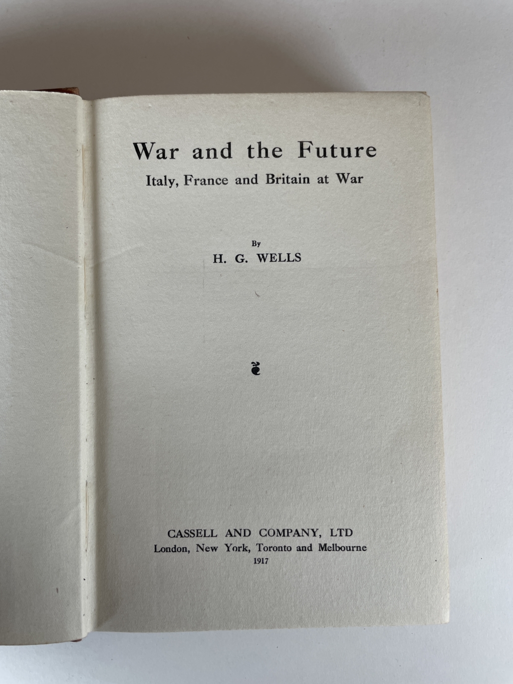 hg wells war and the future first 2