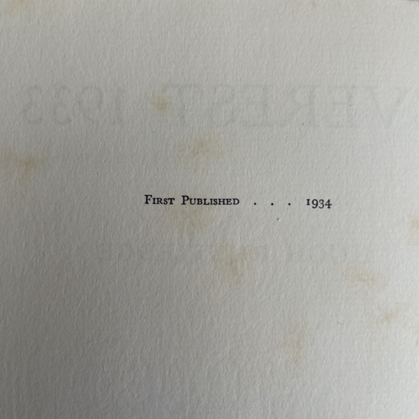 hugh rutledge everest 1933 first edition2
