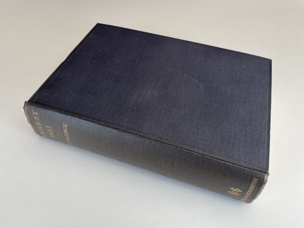 hugh rutledge everest 1933 first edition3