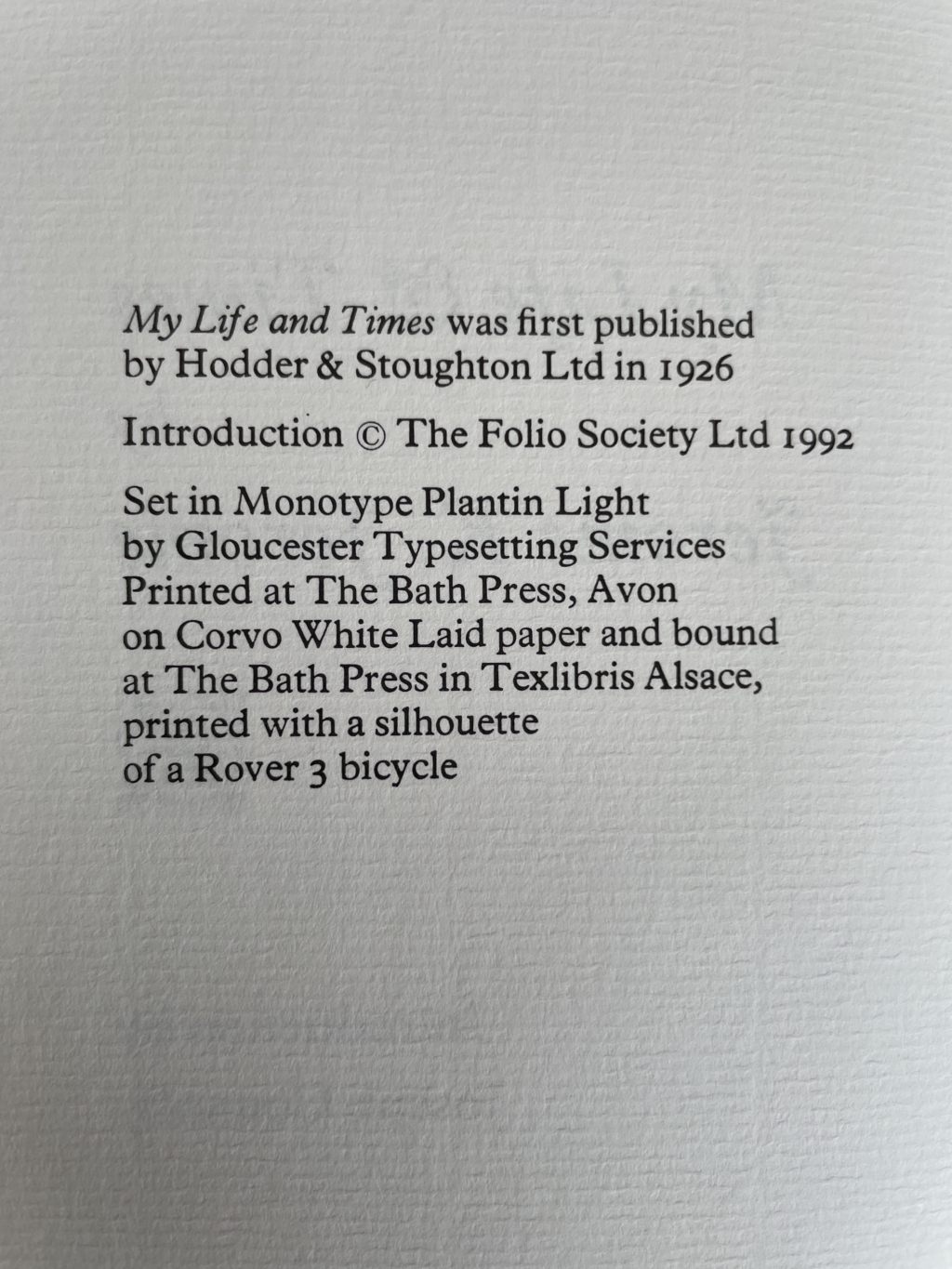 jerome k jerome my life and times folio2