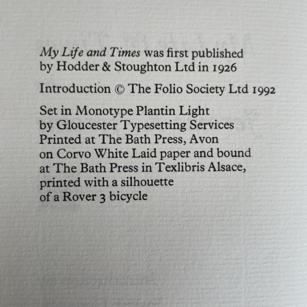 jerome k jerome my life and times folio2