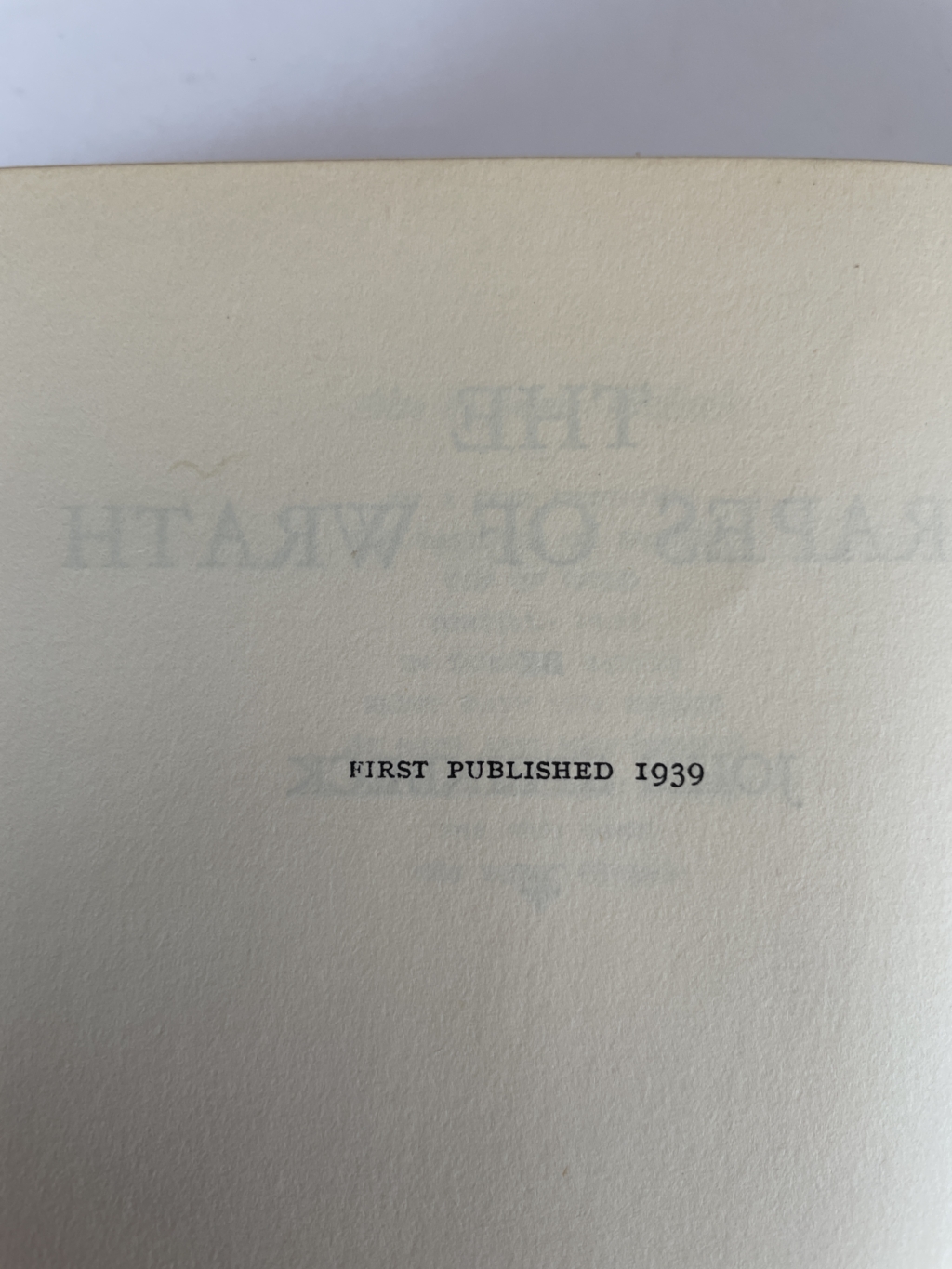 john steinbeck the grapes of wrath first edition2