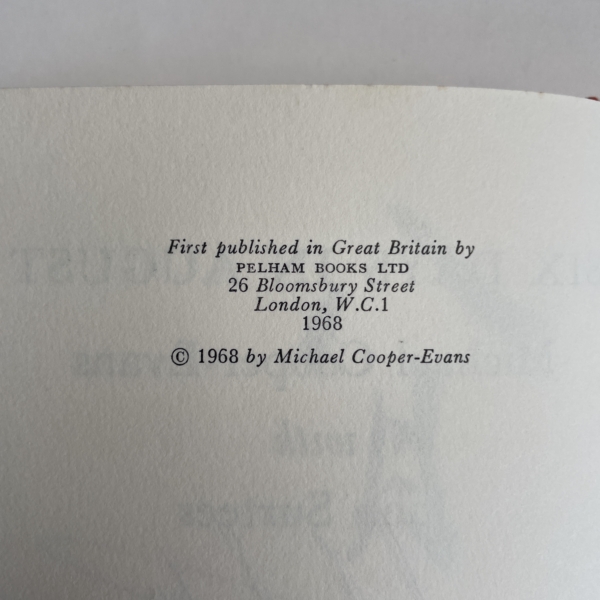 john surtees six days in august signed first3