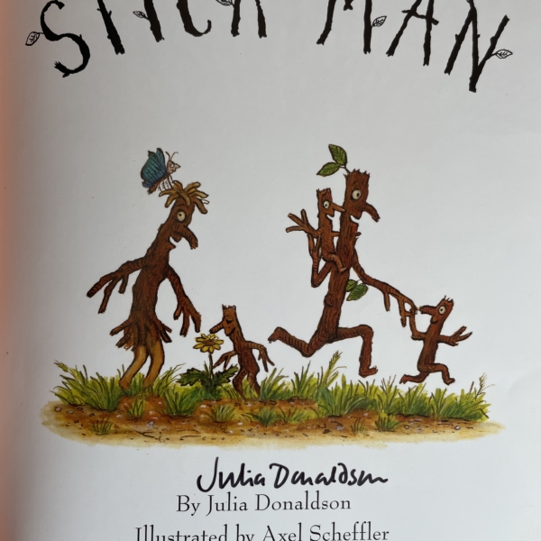 julia donaldson stick man signed first2