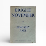 kingsley amis bright november first edition1